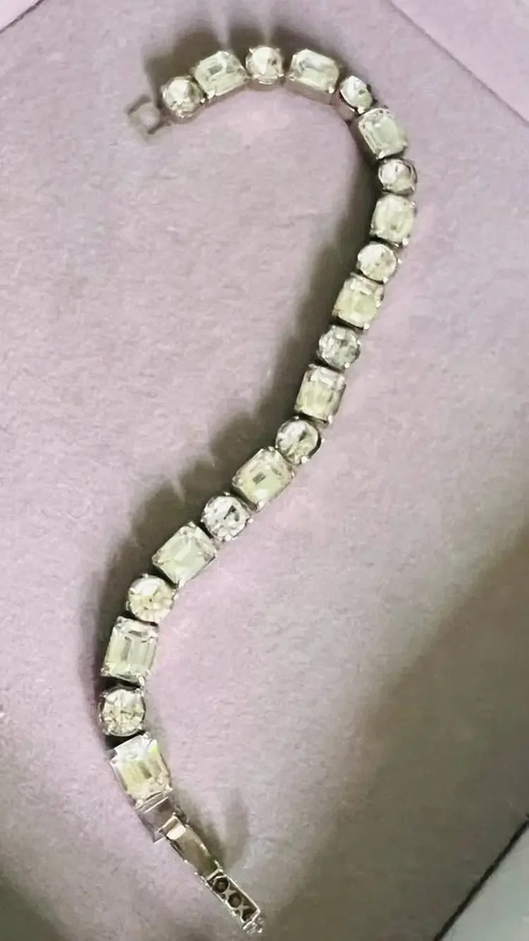 Vintage Rhinestone Tennis Bracelet